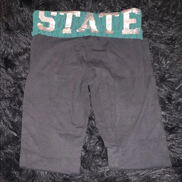 MSU Spartan PINK VS legging - Picture 2 of 4